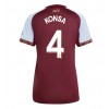 Aston Villa Ezri Konsa #4 Hemmakläder Dam 2025-26 Kortärmad